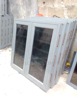 Secure Aluminium Casement Window With Net and Burglary Proof
