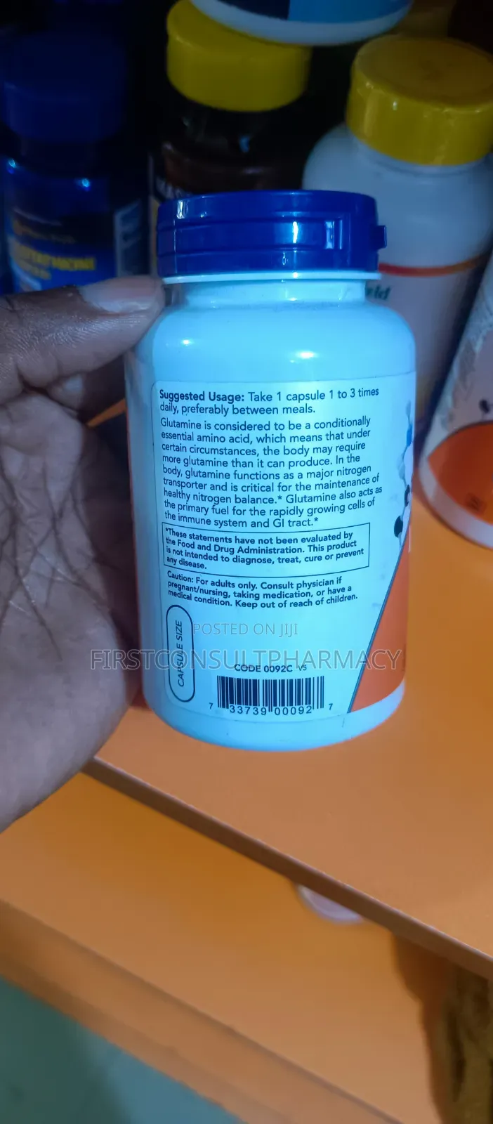 Now L-Glutamine 500mg X 120