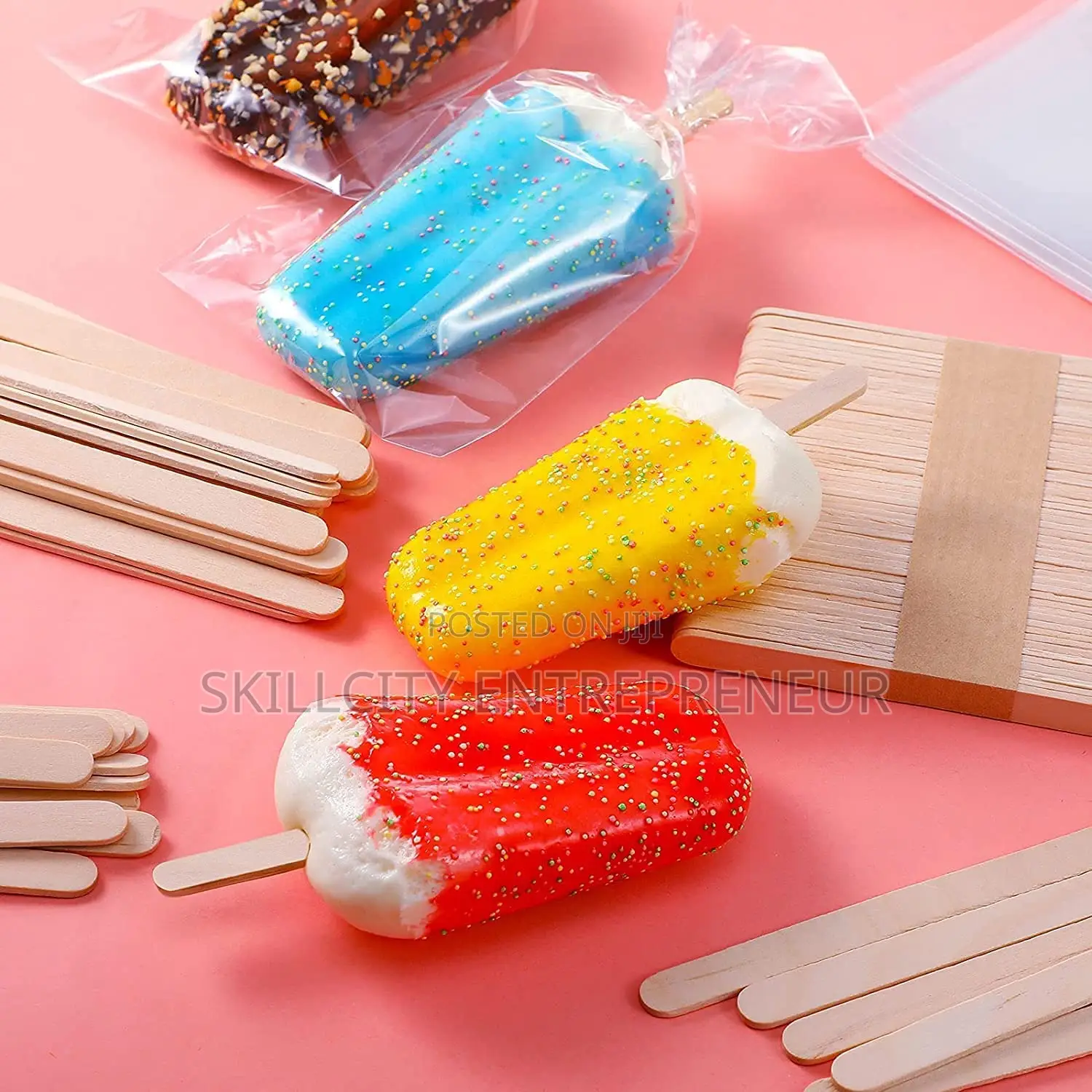 12-Piece Silicone Popsicle Maker Kit
