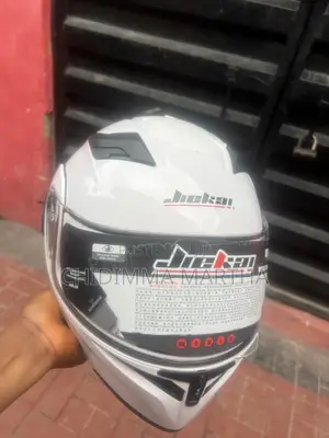White Jk Helmet