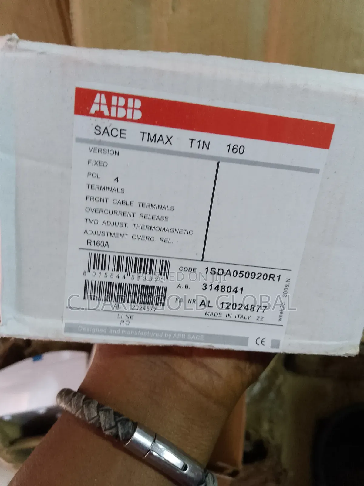 Abb Tmax 4pole Breakers 160ah