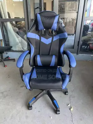 Furgle Gaming Ergonomic Chair With Footrest - Blue