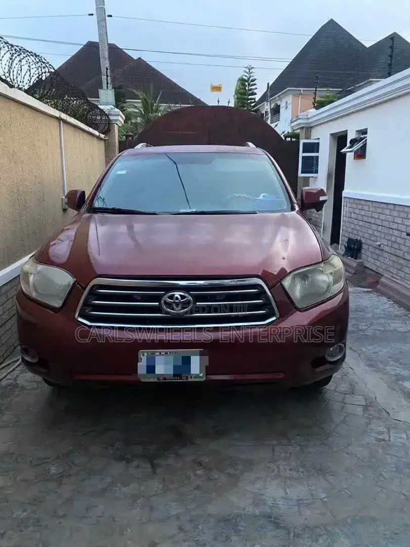 Toyota Highlander 2010 Burgundy