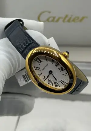 Cartier Quality Luxury Female Genuine Leather Wristwatch