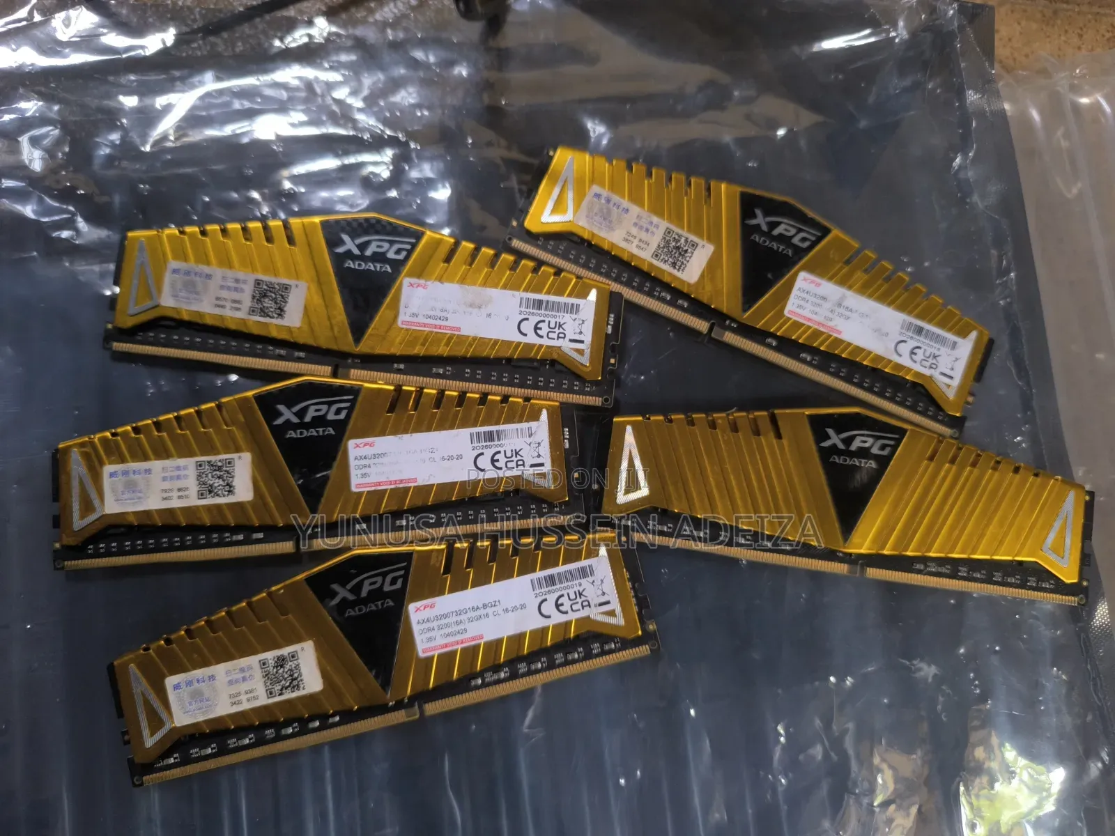 Adata XPG Z1 Gold Edition 32gb Ddr4 3200mhz