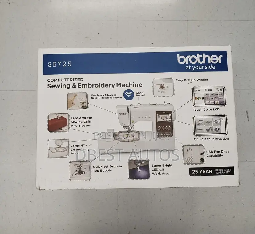 Brother Se725 Sewing and Embroidery Machine
