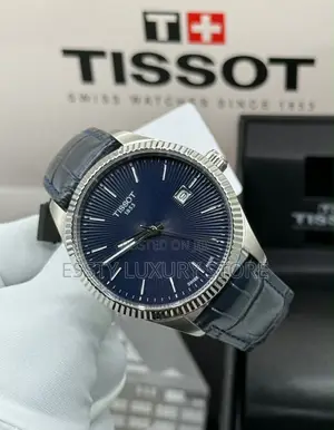 Tissot Quality Luxury Men Genuine Leather Wristwatch
