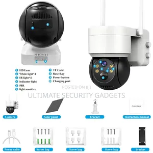 Wifi Tuya Smart Solar Powered Waterproof PTZ Speed Dome Camera