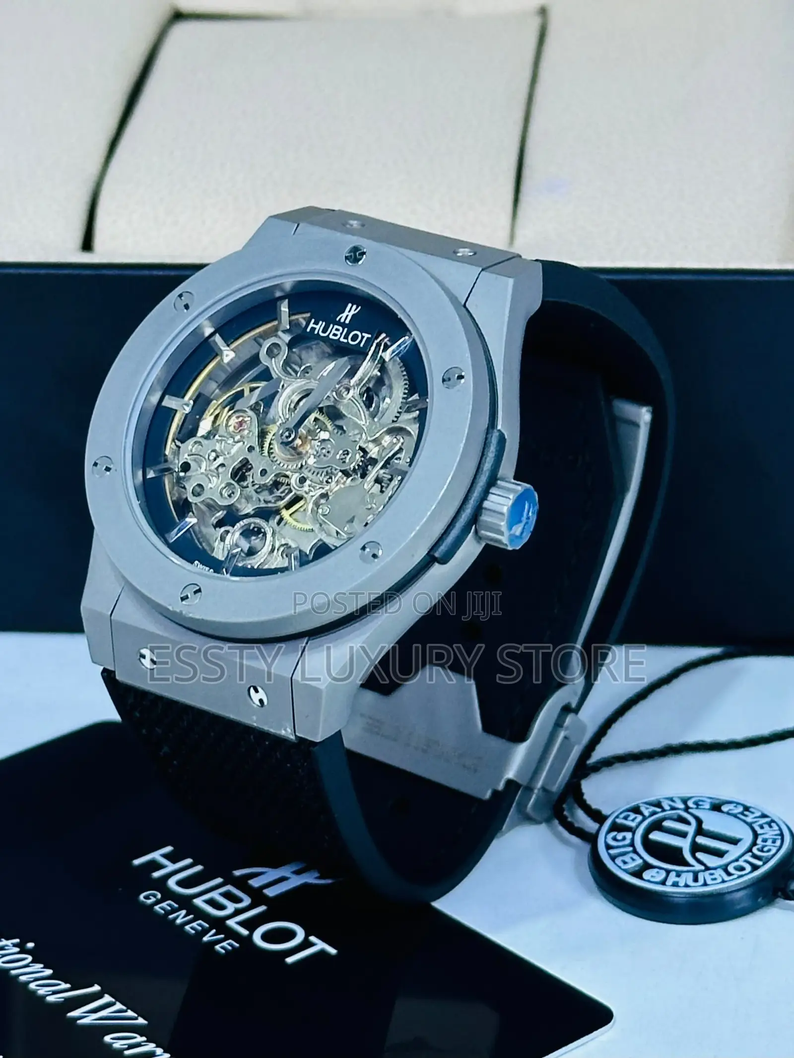 Automatic Hublot Rubber Wristwatch