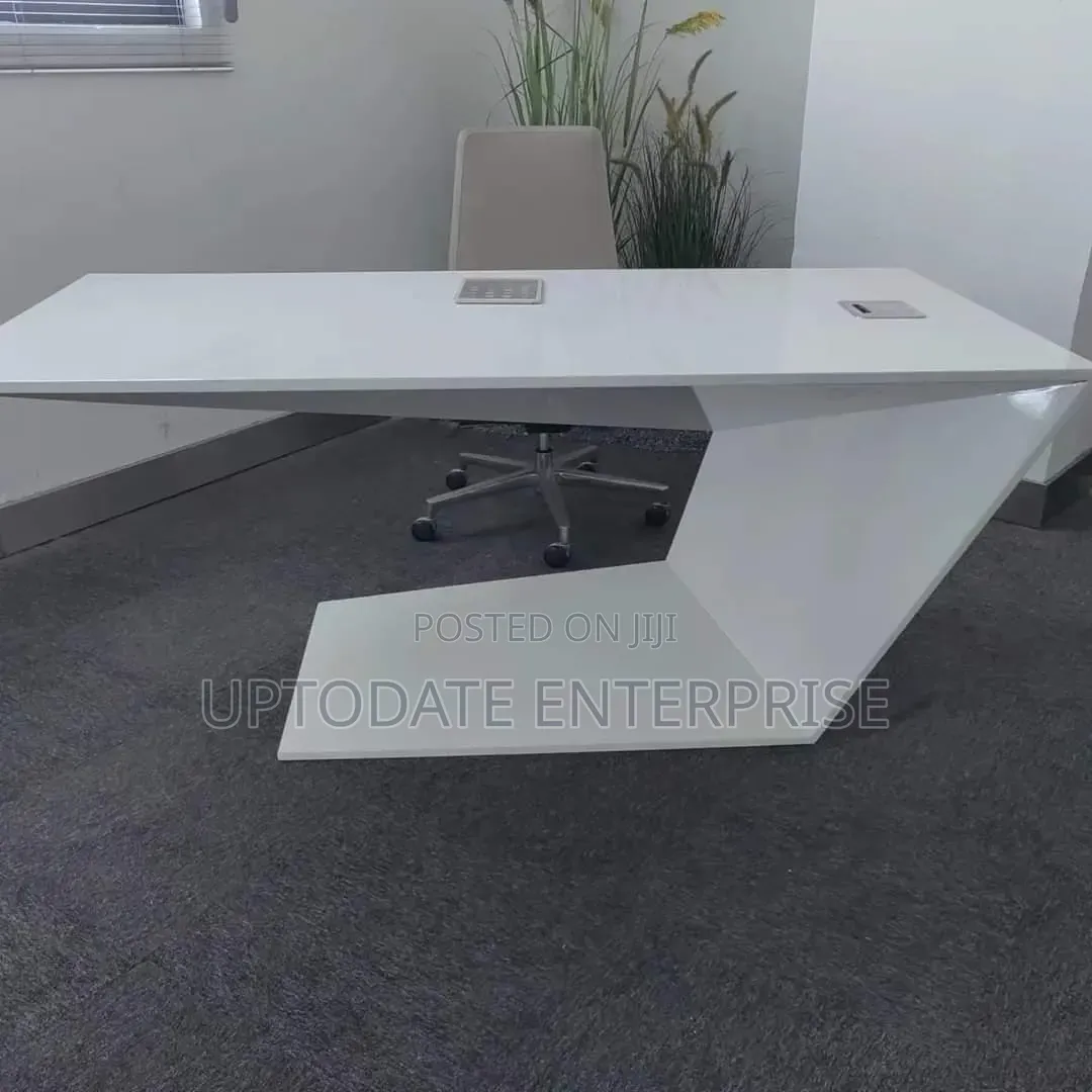 Unique Standard White Office Desk