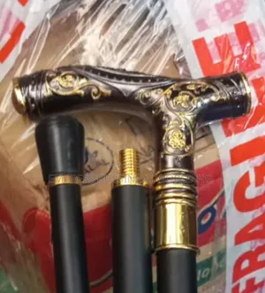 Adjustable Gold Top Classic Walking Sticks
