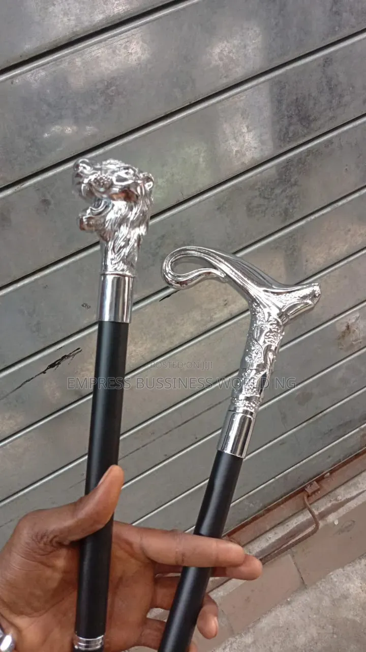 Adjustable Gold Top Classic Walking Sticks