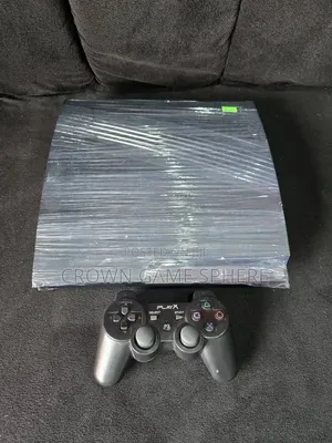 Clean Ps3 Slim With 1 Pad Hacked With 10 Games