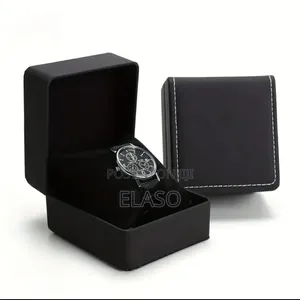 Matte Faux Leather Watch Box