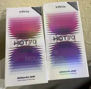 New Infinix Hot 70 128 GB Black