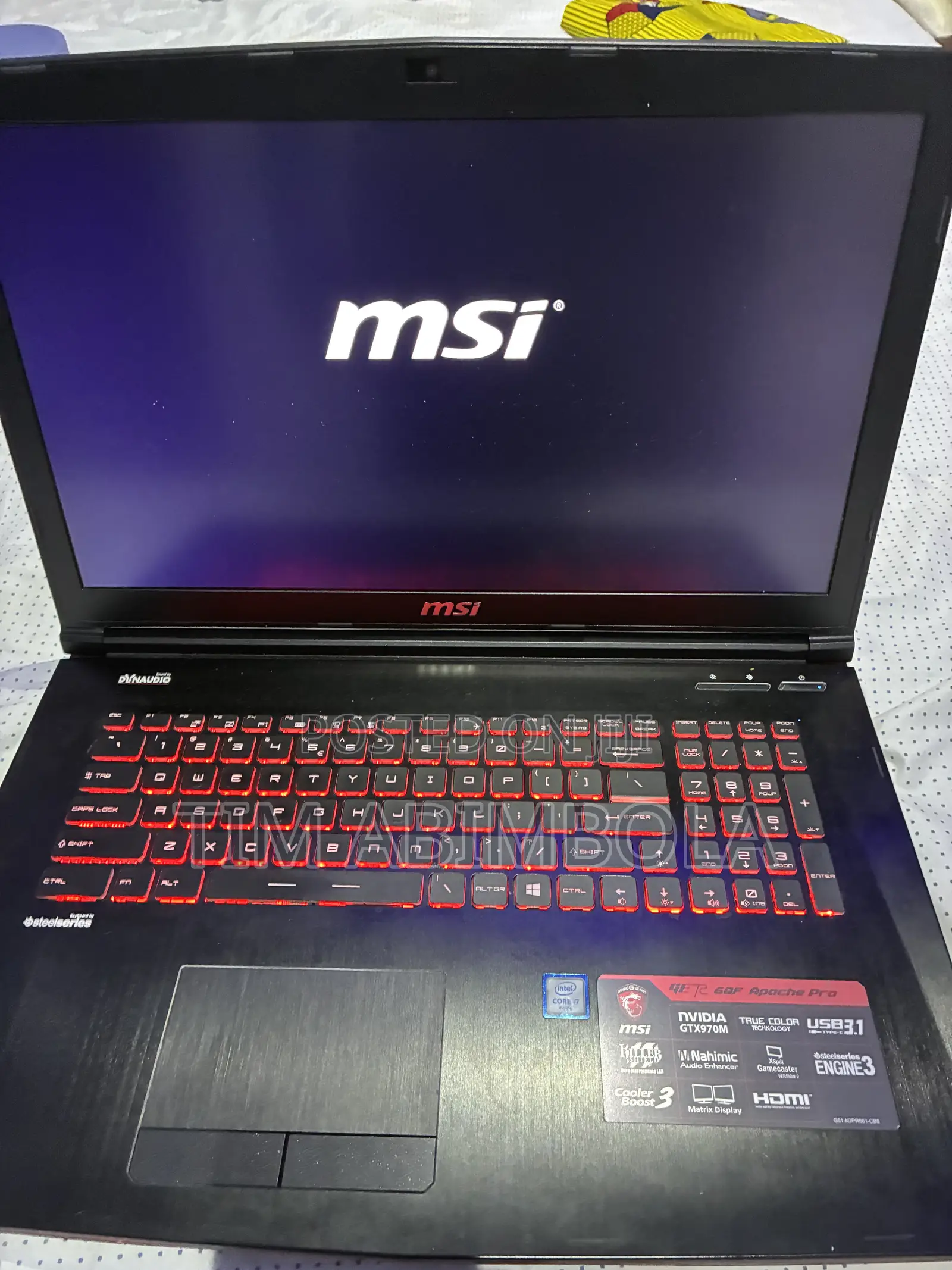 Laptop MSI GE60 2PE Apache Pro 16GB Intel Core i7 SSD 1T