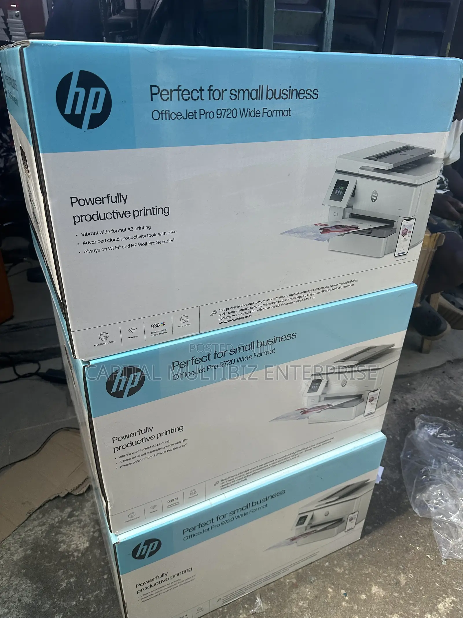 Hp Office Jet Pro 9720 Wide Format Printer