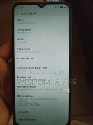 Infinix Hot 8 Lite 32 GB Black