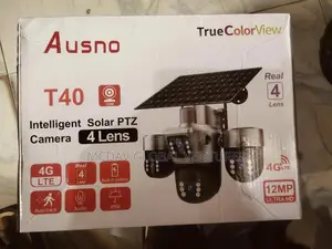 4 Lens V380 PTZ Solar Camera