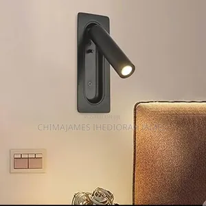3w New Led Wall Lamp Sconce With Switch Black Brass Usb Port Reading