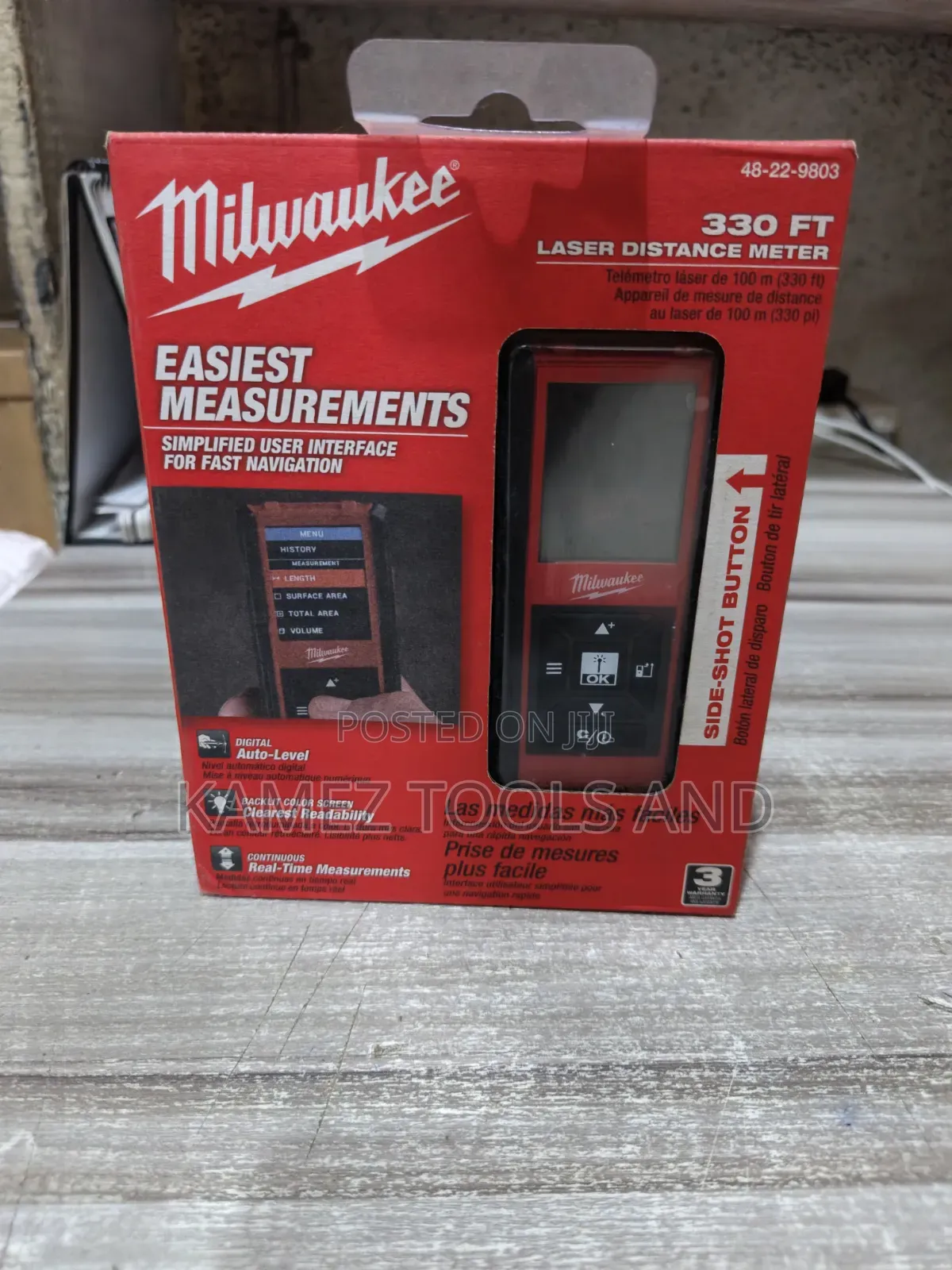 Milwaukee 330ft (100m) Laser Distance Meter