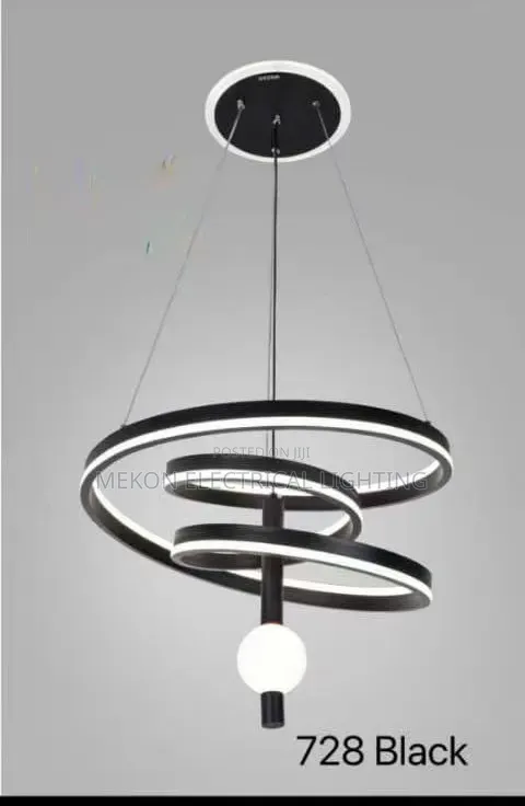Led Spiral Chandelier
