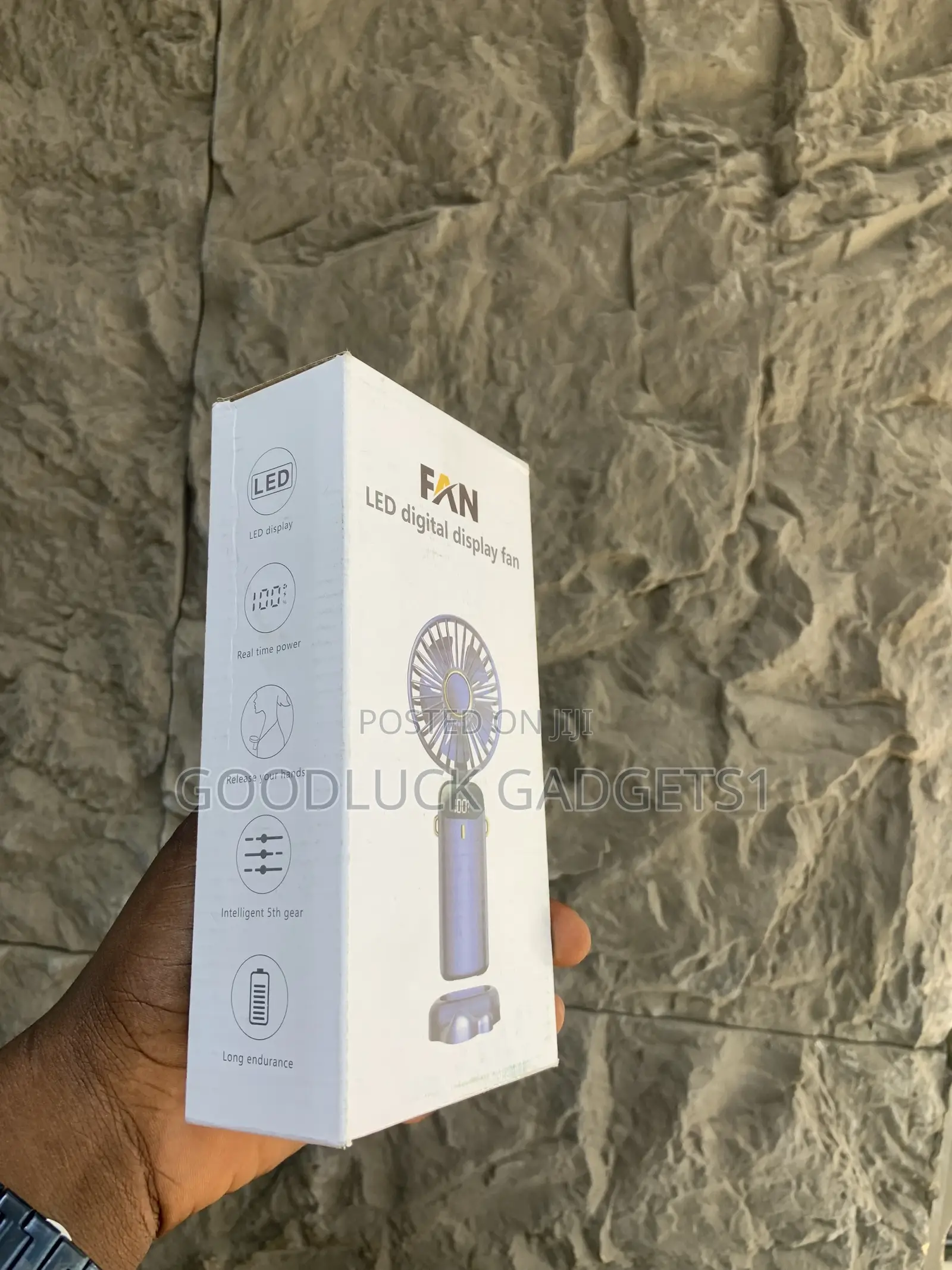 Led Digital Display Fan Available