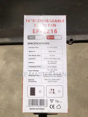 16inch Solar Wall Fan Comes With 10w Panel