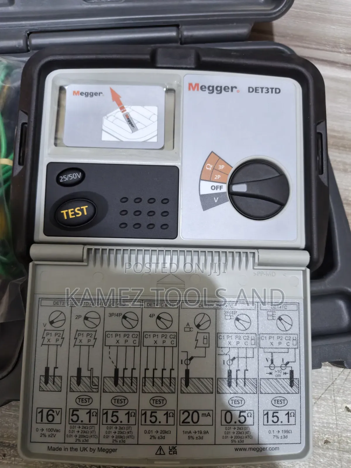 Meggett Det3td Digital Earth Tester