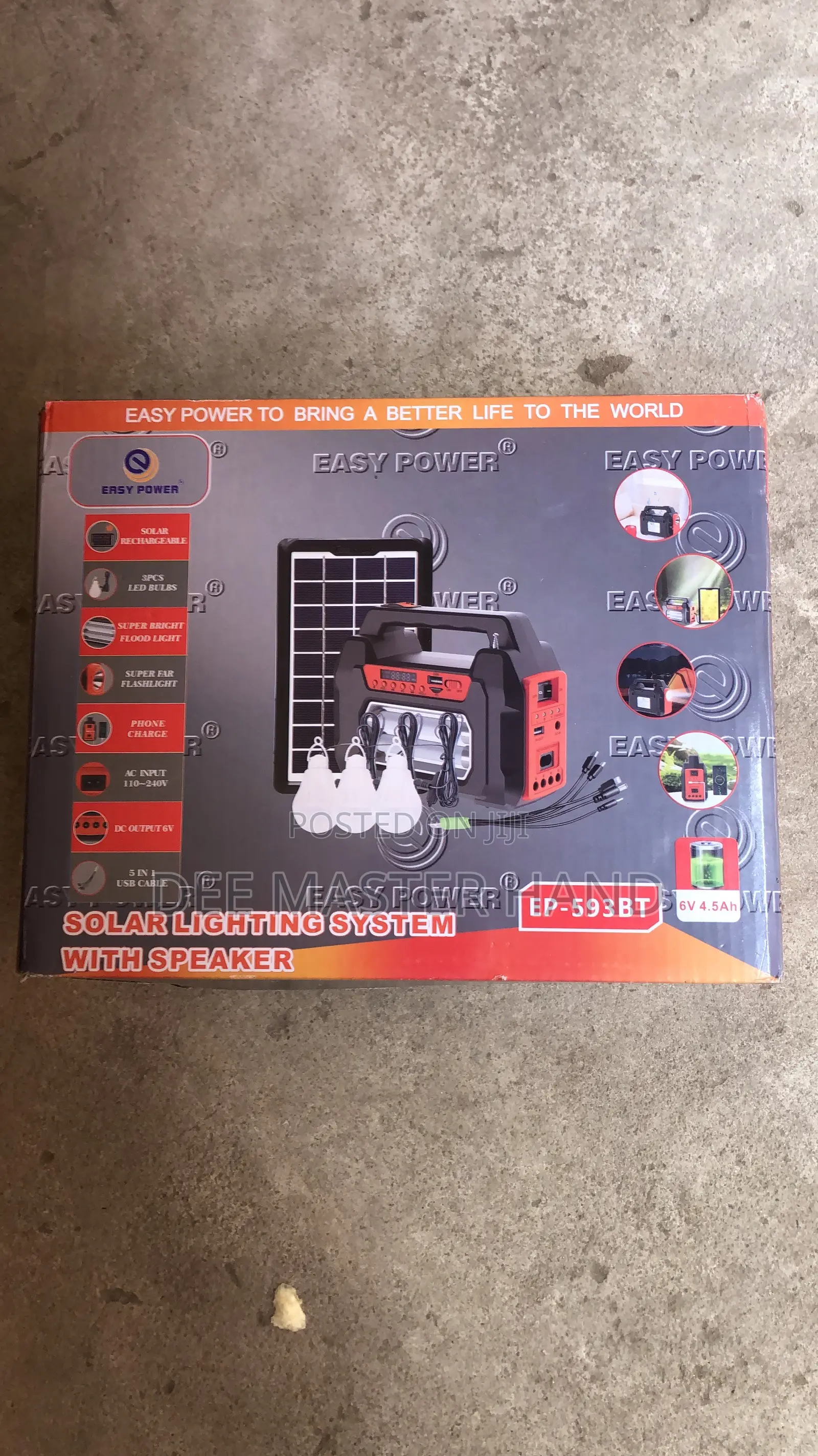 Solar Lighting System With Speaker