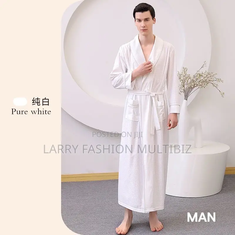 Waffle Cotton Bathrobe
