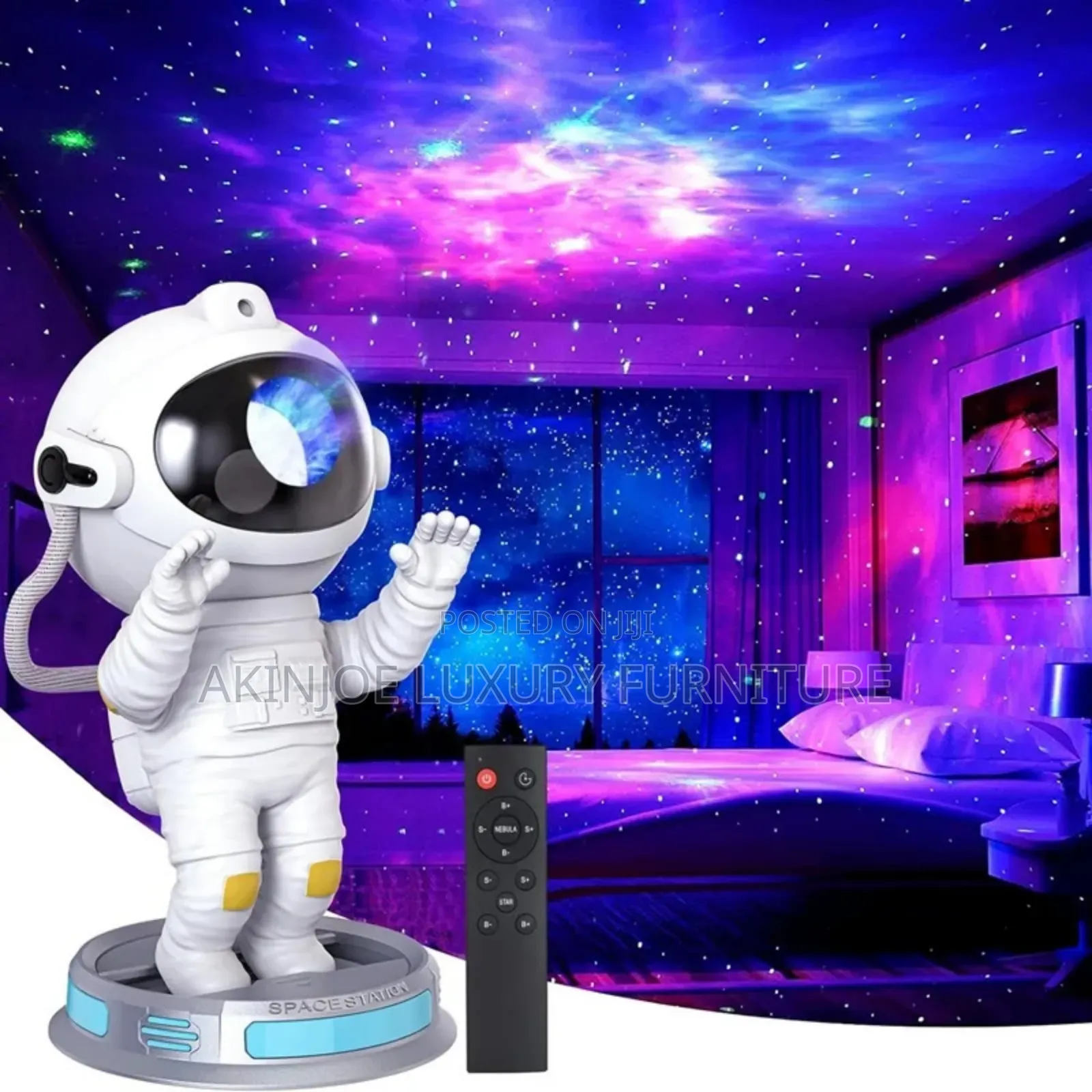 Astronaut Galaxy Light Display