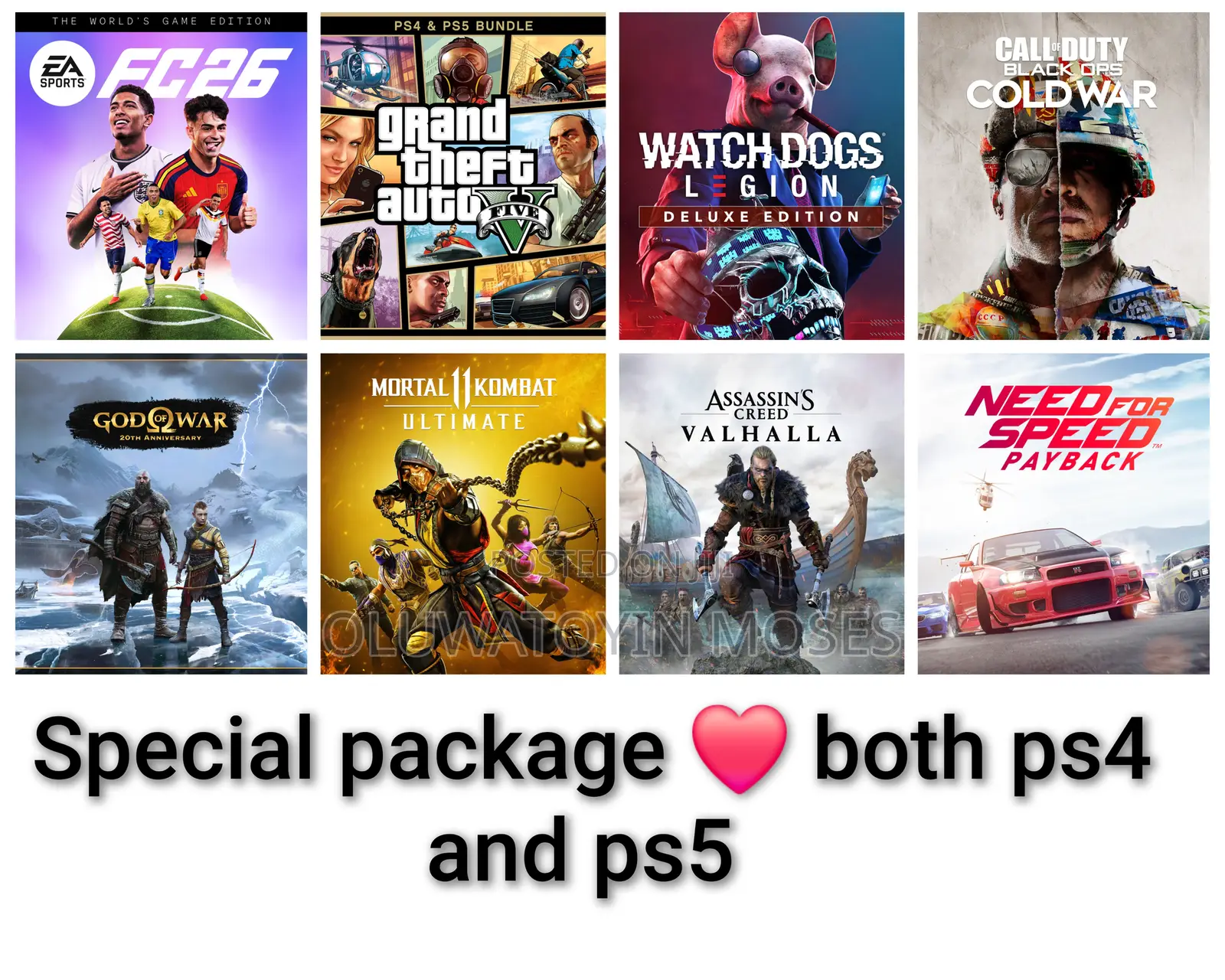 Ps4 and Ps5 Games License