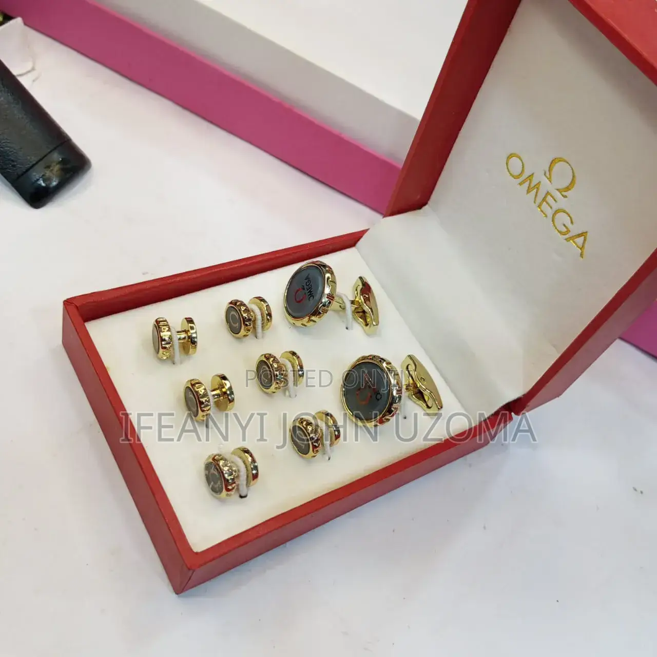 Luxury Designer Cufflinks With Buttons