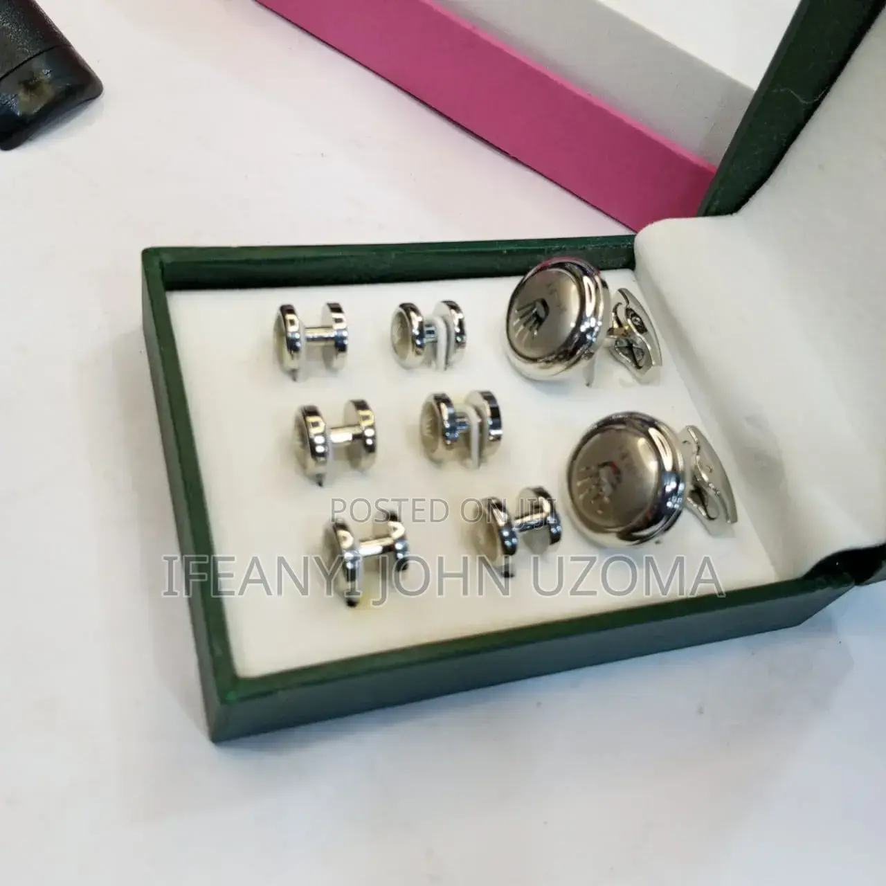 Luxury Designer Cufflinks With Buttons