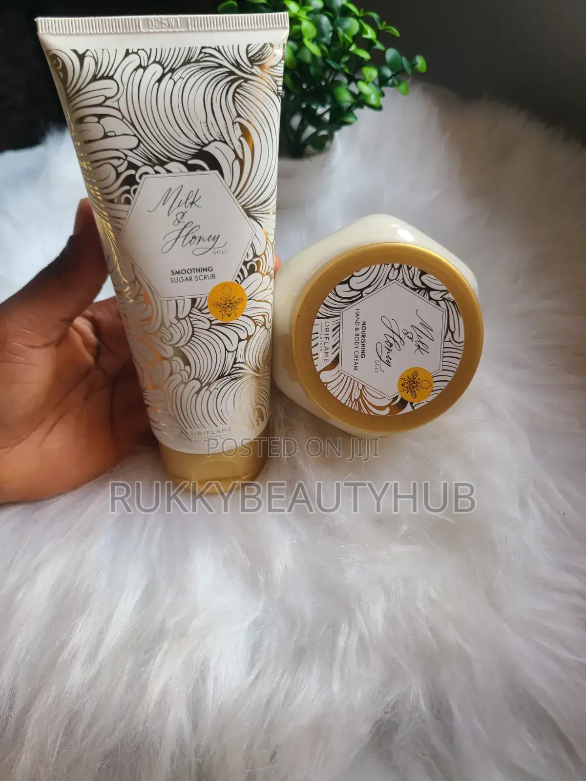 Milk and Honey Scrub and Cream