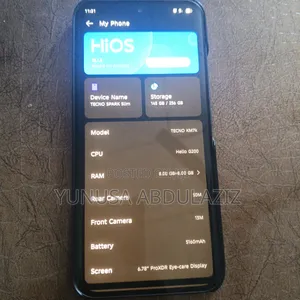 Tecno Spark Slim 256 GB Gray