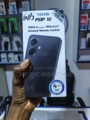 New Tecno Pop 10 64 GB Black
