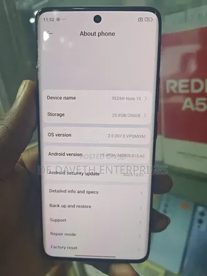 Xiaomi Redmi Note 15 256 GB Black