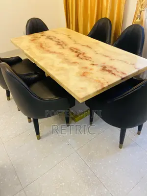 Luxury 6seat Marble Dining 7ft Long Thick Heavy Imported From France