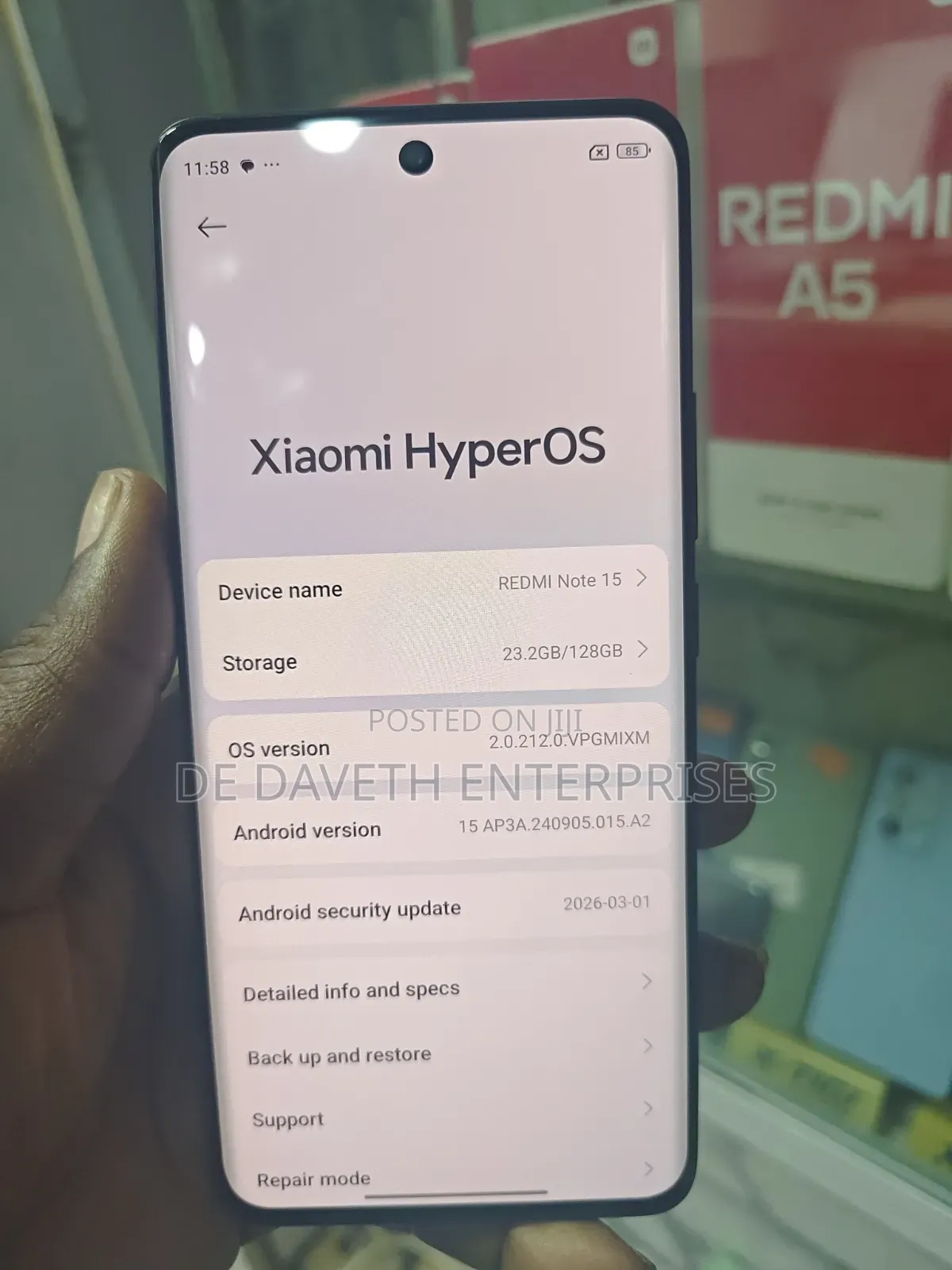 Xiaomi Redmi Note 15 128 GB