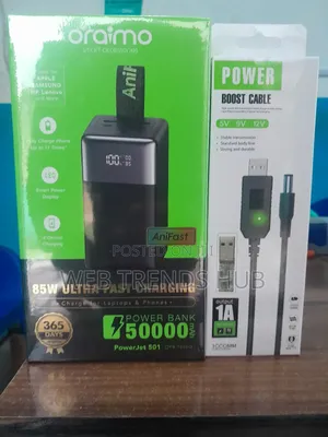 Complete Backup Power Combo: Oraimo Powerjet 501 + Powerboost Cable