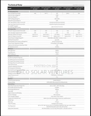 Deye 3phase String Inverter 136kwh