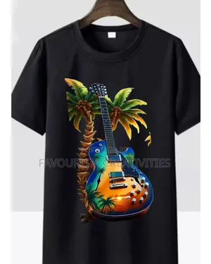 Premium Guitar Print T-Shirt for Men Women