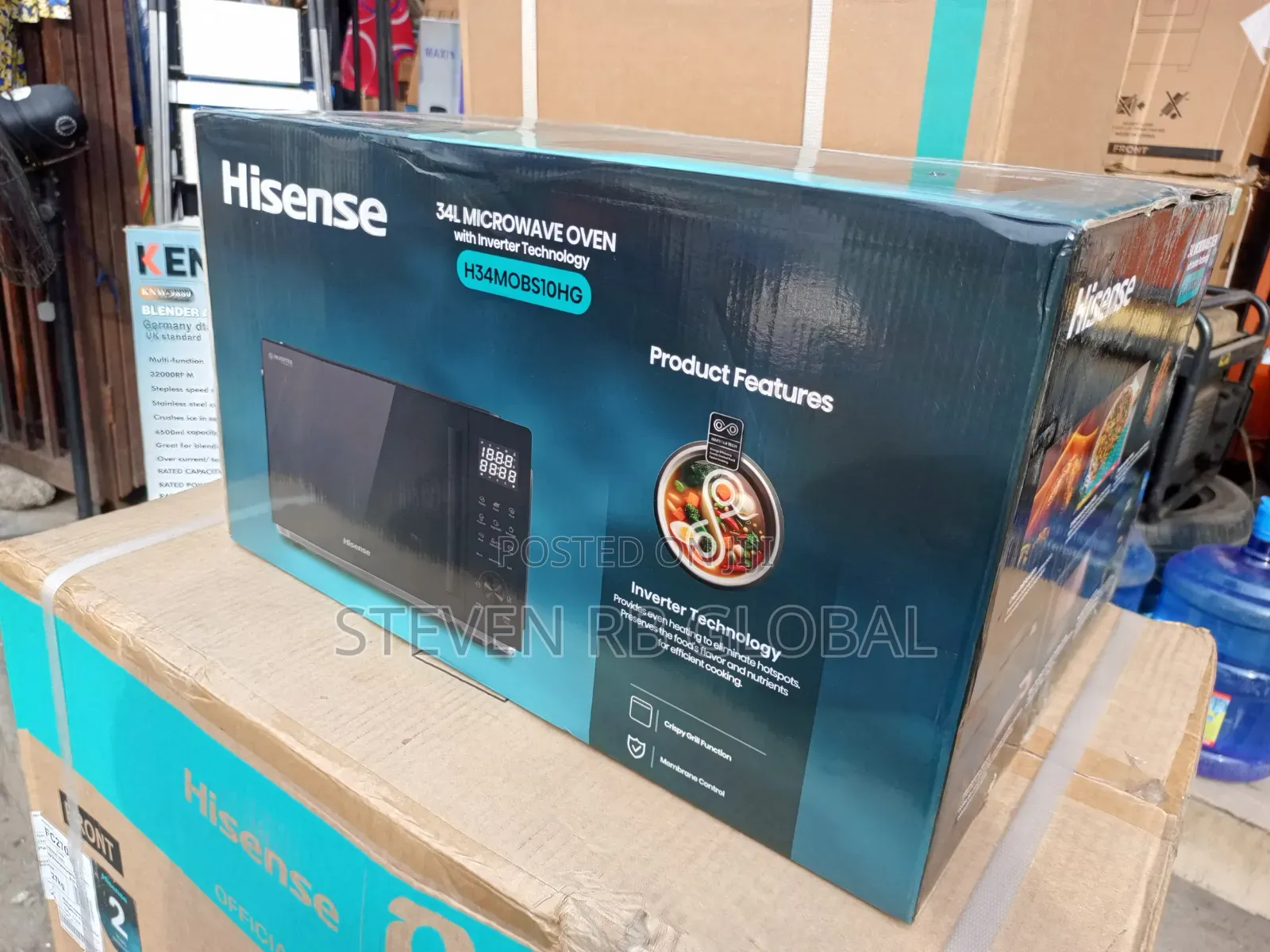 Hisense 34l Inverter Microwave Oven | H34mobs10hg