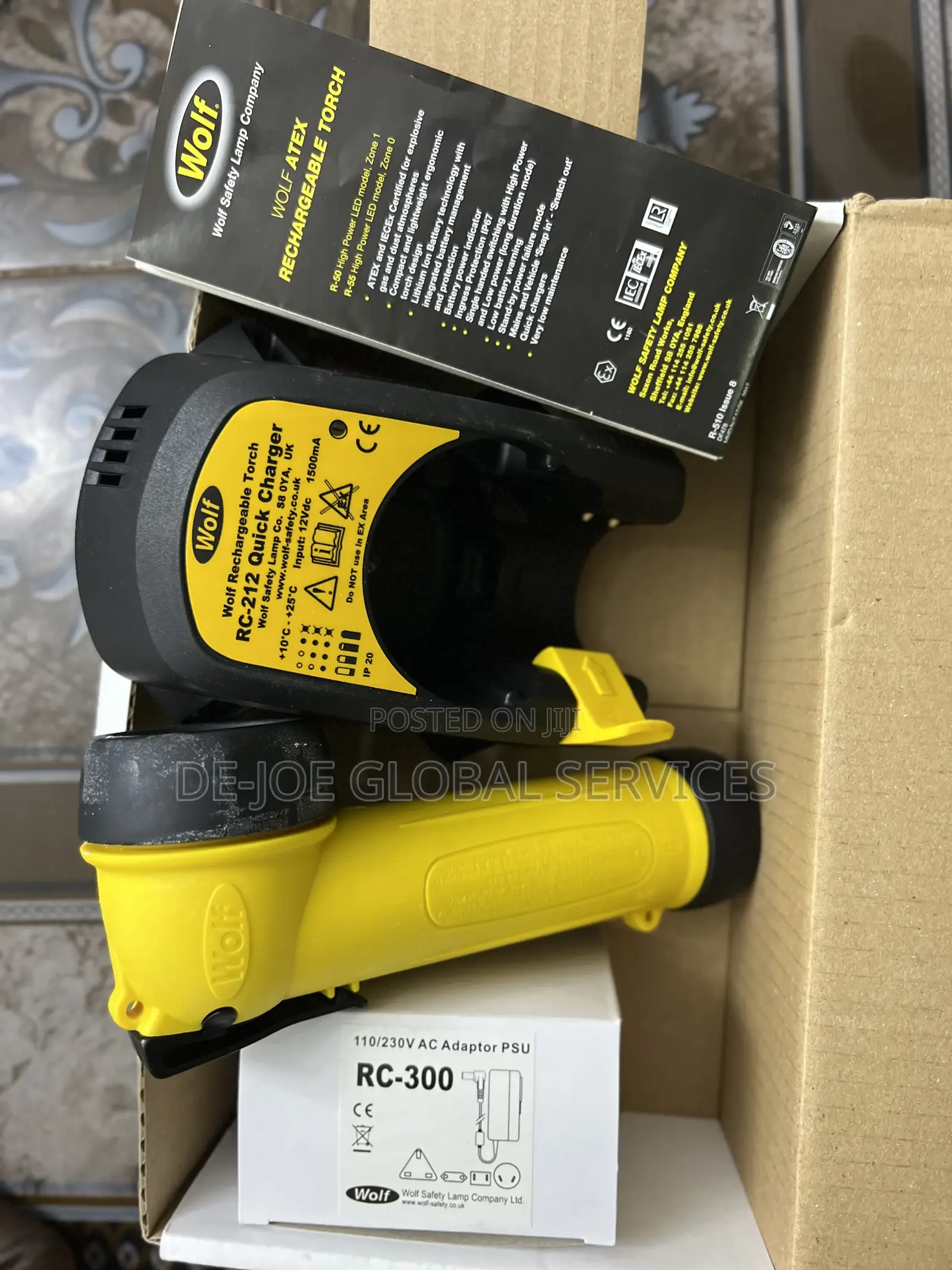 Wolf Torch R50 Rechargeable Angle Torch Atex