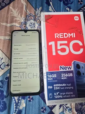 Xiaomi Redmi 15C 4G 256 GB Black