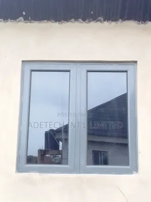 Admirable Aluminium Casement Window With Net And Burglary Proof