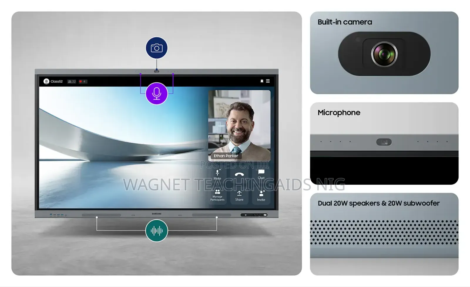 75" Wa75fx-P Samsung Interactive Display