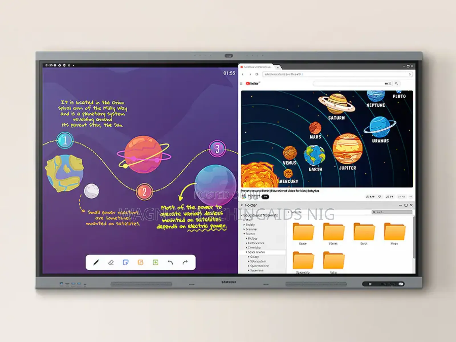 Samsung Wa86fx-P Interactive Screen